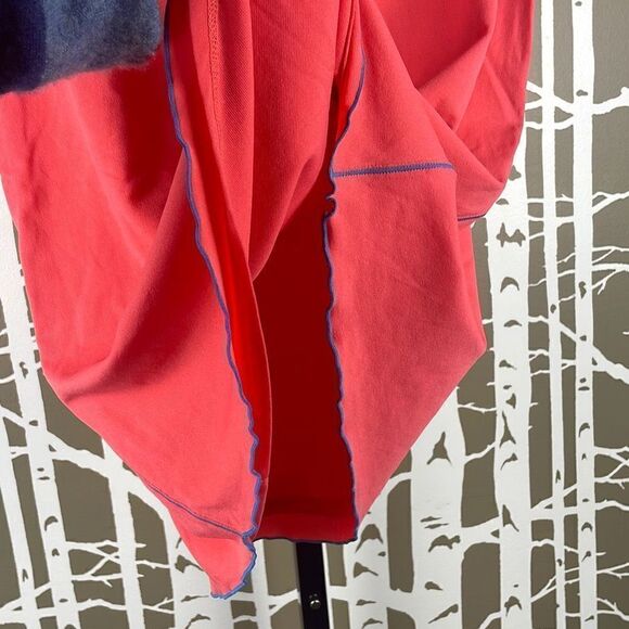 Y2K NEW Guess Blaze Orange Mesh Skirt Swim Coverup sz L - Picture 6 of 7